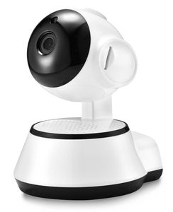 Monitores para bebés V380 Aplicación para teléfono 720P Mini cámara IP Cámara Wifi Cámara de seguridad inalámbrica P2P Visión nocturna IR Robot Soporte 64G con caja al por menor