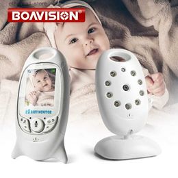 Moniteurs pour bébé VB601 moniteur vidéo bébé sans fil 2.0 ''LCD Babysitter 2 voies parler Vision nocturne température sécurité nounou caméra 8 berceuses Q231104