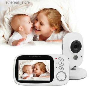 Moniteurs pour bébé VB603 Moniteur bébé avec caméra 3,2 pouces LCD Baby-sitter électronique 2 voies Audio Parler Vision nocturne Radio vidéo Caméra bébé Vente chaude Q231104