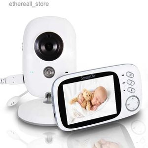 Baby Monitors VB603 Caméra de surveillance électronique pour bébé 2,4 G sans fil avec écran LCD de 3,2 pouces 2 voies Audio Talk Night Vision Surveillance de la température Q231104