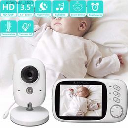 Babyphones VB603 moniteur vidéo bébé sans fil 3.2 pouces LCD Audio bidirectionnel parler Vision nocturne alimentation Surveillance caméra de sécurité Babysitter Q231104