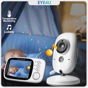 Moniteurs pour bébé VB603 Moniteur vidéo 2 4G Mère Enfants Caméras de surveillance audio bidirectionnelles à vision nocturne avec écran d'affichage de la température 230830