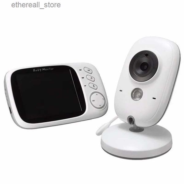 Moniteurs pour bébé VB603 moniteur vidéo sans fil pour bébé caméra de nounou musicale avec écran LCD surveillance de la température Vision nocturne Audio bidirectionnel Q231104