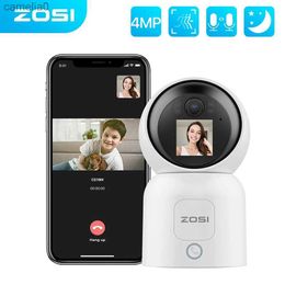 Baby surnoms Zosi 4MP Bidirectional Vidéo Security IP Camera C519M 360 Voir Baby / Pet / Dog Monitor 2.5k 2.4g / 5g Dual Band WiFi Smart Home Indoor Camerac240412