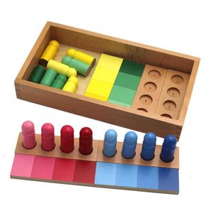 Baby Montessori Gelijkenis Sorteren Taak Houten Zintuiglijke Speelgoed voor Kinderen Vroeg Leren Kleur Komt overeen Blokken Speelgoed 2292P