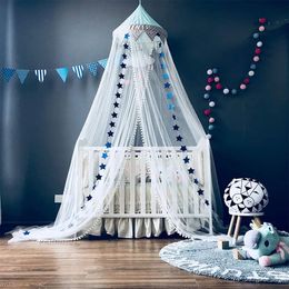 Baby Mosquito Net for Cribs Bed Canopy for Kids Bed Decoration For Baby As Mosquito Net Utilisation pour couvrir le lit d'enfant bébé 240518