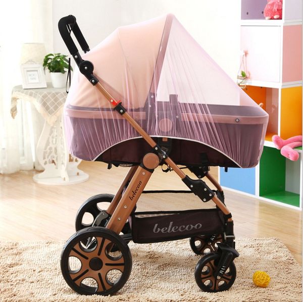 Baby Mosquito Net pour la poussette siège d'auto insectes pour nourrissons protégeant le moustique de poussette universelle nette insecte nouveau-né net