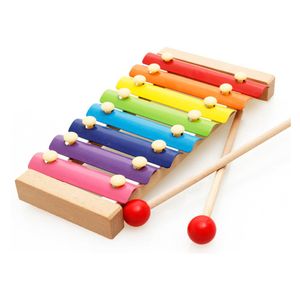 Instrumento de música para bebés Toy de madera xilófono infantil juguetes divertidos para niñas juguetes educativos