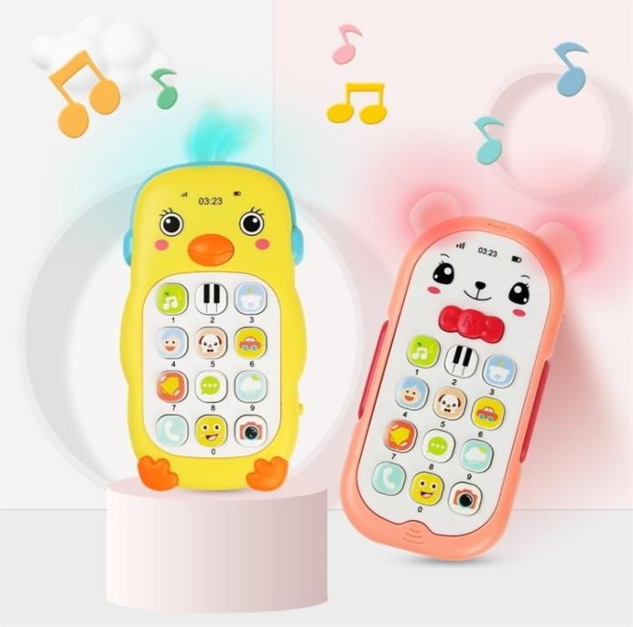 BABY Music Light Telefono giocattolo giocattoli Early Educational Toys for Kids Teether Baby Regalo con Box Original 2012144957621