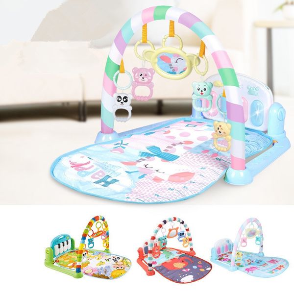 Baby Music Play Mat Kid Tapis Puzzle Tapis Piano Clavier Infant Playmat Early Education Gym Crawling Game Pad Jouet Nouveau-né bébé LJ201113