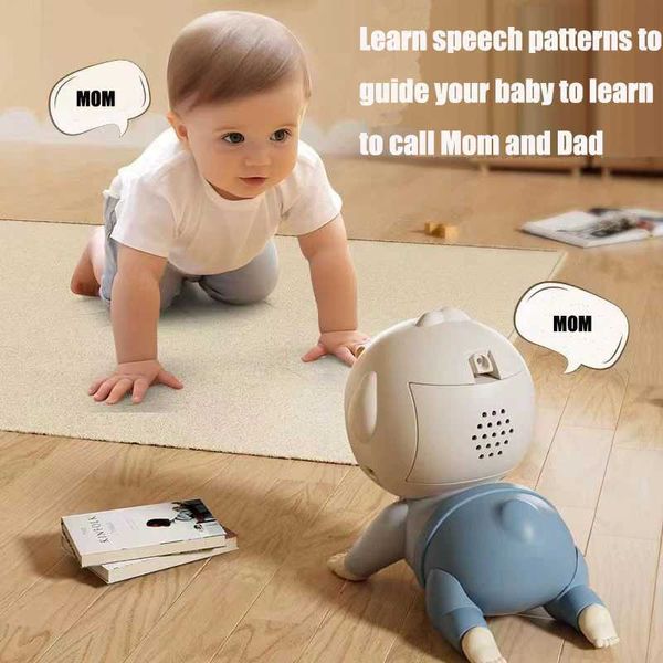 Música de bebé Juguetes Sound Toys Baby Rawling con sonido Electric Baby Doll Toy Pittler Aprendizaje Aprendizaje Educación para trepapor