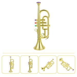 Baby Muziek Geluid Speelgoed Baby Jongen Speelgoed Trompet Kids Imitatie Educatief Peuters Nep Muziekinstrument Props Model 230629