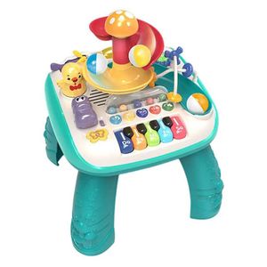 Baby Music Sound Toys Multi Color Baby Activity table Music Machine Interactive Game Center Music Toys Nouvel An Cadeaux pour garçons et bébés S2452011