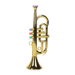 Baby Music Sound Toys Speel Toy Trumpet Instruments voor feesten voor voorschoolse kinderen jongens en meisjes van 3 jaar oud en boven T240524