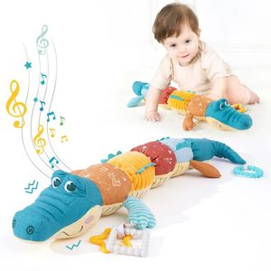 Activité musicale en peluche pour bébé, jouets doux avec hochets froissés, Textures, temps sur le ventre, cadeaux pour nourrissons nés, 240226