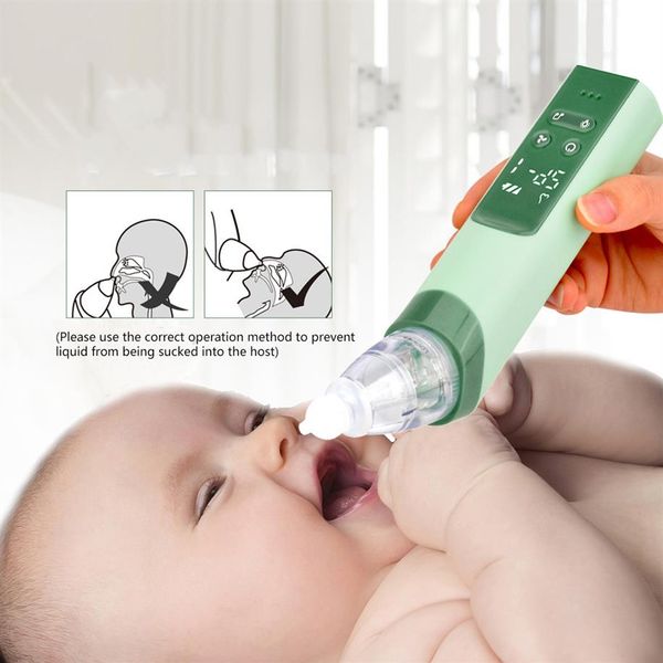Bébé aspirateur nasal aspiration réglable nez nettoyant nouveau-né infantil sécurité assainissement Nasal dischenge perméabilité outil a18