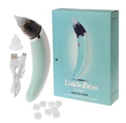 Baby Nasal Aspirator Sécurité électrique Hygiénique Le dispositif d'aspiration nasal a 2 tailles de pointe de nez et de fille nouveau-née à aspiration orale SH1908099172