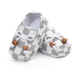 Baby Newborn Boys Chaussures Infant Kids Sneakers Toddler Pram Crib chaussures Pu First Walkers Soft Sole Prewalker70440188529195