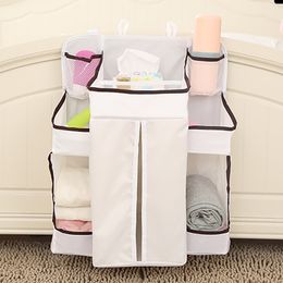 Organisateur de pépinière de bébé et organisateur de couches de pare-chocs de berceau pour sac de rangement suspendu pour lit nouveau-né table à langer ensemble Y200714