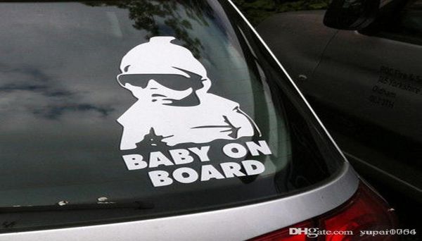 Autocollant de sécurité bébé à bord de la voiture, autocollant mural imperméable et réfléchissant de nuit, couverture de voiture 8615920