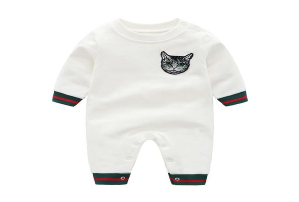 Baby grenoue Cat Head printemps et automne à manches longues à manches courtes Rom des enfants grimpant bébé pyjamas de fond 024 mois3477729