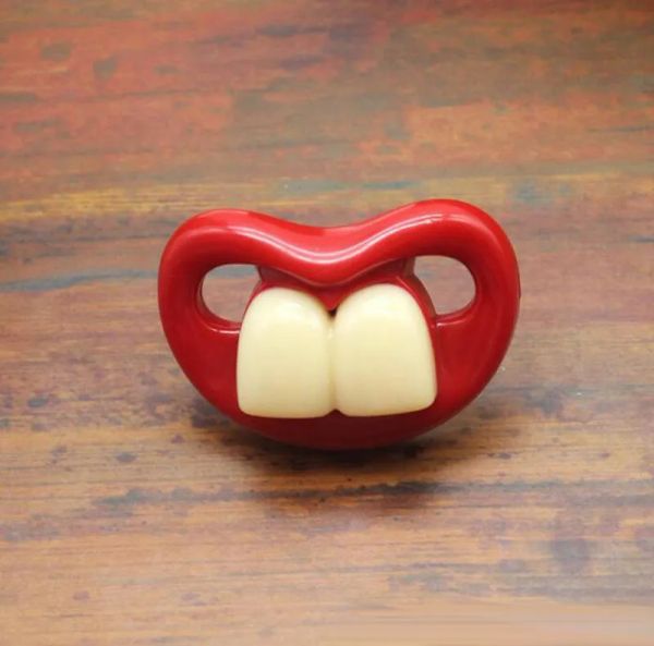 Sucette pour bébé mignon drôle dents barbe moustache bébé sucette orthodontique factice infantile confort jouets mamelons gel de silice infantile sucette 11 LL