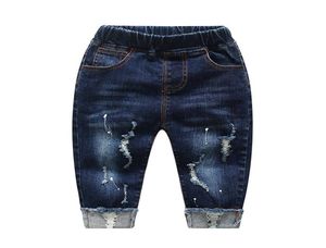 Pantalons bébé garçons filles jeans printemps automne épaissir pantalon en denim extensible vêtements pour enfants vêtements pour tout-petits bébé jeans pantalons 345 J2102416
