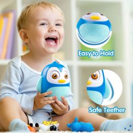 Baby Penguin Roly Poly Toys for 0-18m Bremmy Time Time Tobble Wobbler Bell Blink Eyes NOUVELL