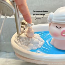 Baby Piglet Bath Electric Toy Baby Shower Head Play met water Bubble Bath Douche cadeau voor kinderen