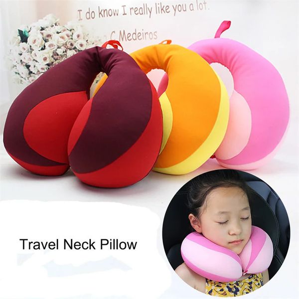 Almohada para bebé, cuello de viaje, forma de U para reposacabezas de coche, cojín de aire, accesorios de soporte para cabeza de asiento para niños 240127