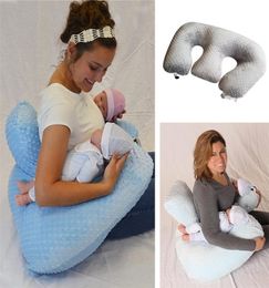 Oreiller pour bébé oreillers d'allaitement multifonctionnels pour l'allaitement double anti-crachats coussin de taille d'alimentation maman oreiller de grossesse 2203091370