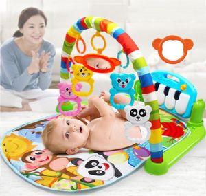 Baby Play Mat Kinderen Tapijt educatieve puzzel tapijt met pianotoetsenbord en schattige dieren speelmat baby gym Crawling Activity Mat Toys 46466011