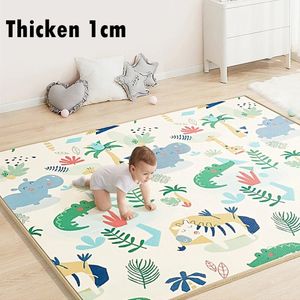 Tapis de jeu pour bébé imperméable XPE tapis de jeu de sol souple tapis rampant pliable tapis d'activité de jeu pour enfants couverture pliante jouets éducatifs 231225