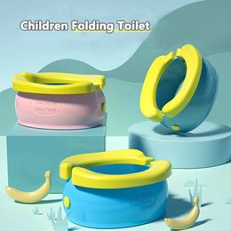 Baby Portable Toilet Potty Potty 3 in 1 Silicone pliable Children's Potty Training Seat Easy to Nettle Infant Travel Toilet avec sacs 231221