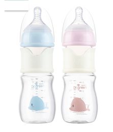 Bébé PPSU bouteille en verre Widebore chasse rapide biberon anticolique nouveau-né biberon de lait formation bébé alimentation accessoires eau 218085035