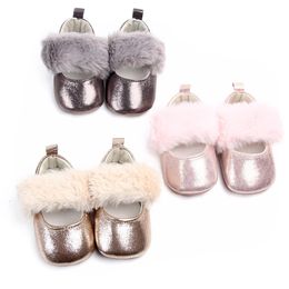 Baby Princess Shoes Newborn First Walker Spring Automn Automne Crib Shoes Party Wedding for Prewalker