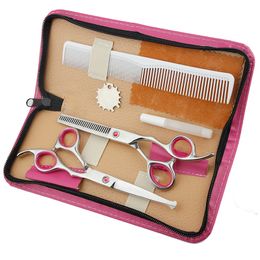 Ciseaux de coiffure professionnels pour bébé, ciseaux plats à tête ronde, ciseaux à frange, ciseaux fins, ensemble d'outils de coupe de cheveux ménagers