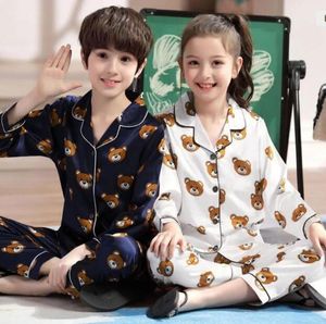Bébé pyjamas ensembles nouveau automne enfants dessin animé pyjamas pour filles garçons vêtements de nuit à manches longues coton vêtements de nuit enfants vêtements