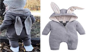 Baby Rabbit Rompers For Girls herfst winterkleding jumpsuit Halloween kostuum pasgeboren jongens kleding L220899920577
