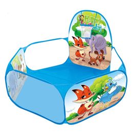 Baby Rail 1.2M kids PLAypen Speeltuin Kind Ballen Droog Zwembad met Basketbalring Kinderen Tent Park Draagbare Kids ballonnen Speelgoed 230707