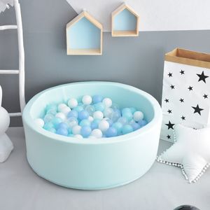 Baby Rail Baby Ocean Ball Pool Hekelen Manege Gray Blue Pink Round Play Play voor Baby Play Ball Playground Toddlers Games Children Toys 230412