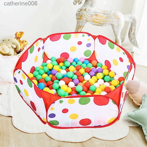 Baby Rail Juego de pelota para niños Casa de juegos Plegable Waterpoof Ocean Ball Pit Pool Fácil de limpiar Transpirable Durable para actividades en interiores y exteriores L231028