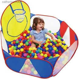 Baby Rail Carpa para piscina de bolas para niños Carpa plegable para juegos con aro de baloncesto Interacción duradera entre padres e hijos para niños Regalos navideños L231027