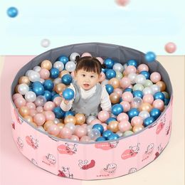 Baby Rail Kinderen Ocean Ball Pool Pit Droog vouwen Tent Toys Toys Baby Indoor Toys Ball Plapers For Boys Girls Birthday Gifts 230823