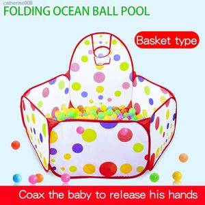 Baby Rail Kinderzeefballenbad met basketbalmand Bobo zwembadspeelgoed 0,9M (exclusief bal)L231027