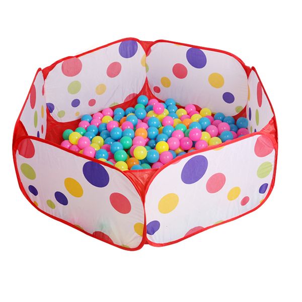 Baby Rail Funny Gadgets Ecológico Ocean Ball Tent Pit Pool BOBO Ball Tent Bolas plegables No incluye niños Baby Toy Game Play House 230625