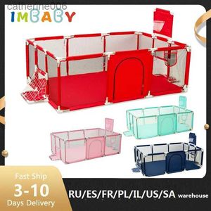 Babyrail IMBABY Meest populaire kinderbox voor kinderen Meerdere stijlen Babyzwembadballen Bedhek Indoor basketbal- en voetbalspel voor kinderen YardL231027