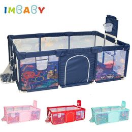 Baby Rail Imbaby Playpen Veiligheidsbarrière Kinderplaypen Kids Fence Ballonnen Pit Pool Balls For Born Playground Basketbal 221208