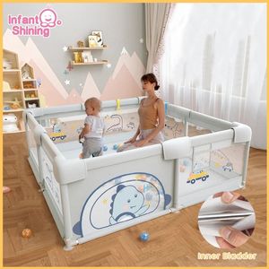 Babyrail Baby Shining Box Voor Kinderen Speeltuin Veiligheidsbarrières 0 6 Jaar Oude Kinderen Indoor Hek 231204