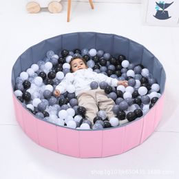 Baby Rail Kids Play Game Toy Tent Ocean Ball Pit Pool Kinderen Baby Indoor Gemakkelijk opvouwbaar Ballen niet inbegrepen Room Decor Baby Girl Gift 230625